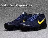 cdg x nike vapormax sneakers bleu violace jaune